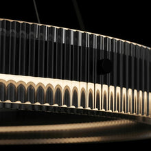 Load image into Gallery viewer, INSPIRA LIFESTYLES - Bella Glass Ring Pendant, RESTAURANT LIGHT, PENDANT LIGHT, MODERN PENDANT LIGHT, MODERN LIGHT, MINIMALIST LIGHT, MINIMAL LIGHT FIXTURE, MEETING ROOM LIGHT, LED LIGHTING, LIGHT FIXTURE, KITCHEN ISLAND LIGHT, HOTEL LIGHT, GLASS RING CHANDELIER, GLASS LIGHT FIXTURE, GLASS CHANDELIER, FEATURE LIGHT, DINING TABLE LIGHT, BOARDROOM LIGHT, MODERN LIGHTING FIXTURE, MODERN LIGHT FIXTURE, MODERN CHANDELIERS, MODERN LIGHTING FIXTURES, LUXURY GLASS CHANDELIER
