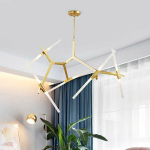 INSPIRA LIFESTYLES - Branch Modern Chandelier, Modern Chandelier, Sculptural Light, Modern Pendant Light, Metal Chandelier, Designer Pendant Light, Kitchen Light, Dining Table Light, Luxury Chandelier, Bedroom Light, Living Room Light, Chandelier, Pendant Light, Branch Light, Tree Light, Sputnik Light, Nordic Light, Minimalist Chandelier, Accent Light, Glass Chandelier, Contemporary LED Fixture, Abstract Light, Hotel Lighting, Restaurant Lighting, Spa Lighting, Salon Lighting, Casino Chandelier