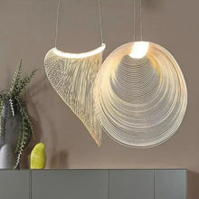 Load image into Gallery viewer, INSPIRA LIFESTYLES | Cascade Wood Chandelier, sculptural pendant light, layered wood lighting, birch wood chandelier, black wood pendant, modern wood chandelier, minimalist lighting, Japandi pendant light, organic form lighting, dining room chandelier, kitchen island pendant, hospitality lighting, contemporary ceiling light
