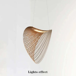 INSPIRA LIFESTYLES | Cascade Wood Chandelier, sculptural pendant light, layered wood lighting, birch wood chandelier, black wood pendant, modern wood chandelier, minimalist lighting, Japandi pendant light, organic form lighting, dining room chandelier, kitchen island pendant, hospitality lighting, contemporary ceiling light
