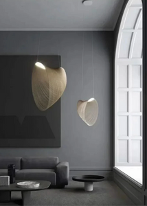 INSPIRA LIFESTYLES | Cascade Wood Chandelier, sculptural pendant light, layered wood lighting, birch wood chandelier, black wood pendant, modern wood chandelier, minimalist lighting, Japandi pendant light, organic form lighting, dining room chandelier, kitchen island pendant, hospitality lighting, contemporary ceiling light