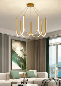 INSPIRA LIFESTYLES | Chymes Modern Chandelier - Trendy Chandelier, Sleek LED Chandelier, Nordic Home Chandelier, MODERN PENDANT LIGHT, Modern Pendant Chandelier, Modern LED Lighting, Modern LED Chandelier, Modern Home Chandelier, Modern Ceiling Pendant, Minimalist Pendant, Minimalist LED Pendant, MINIMALIST CHANDELIER, Living Room Chandelier,  Dining Room Chandelier, Designer Chandelier, Decorative Chandelier, Contemporary Pendant Light, Contemporary Chandelier, Bedroom Lighting, Dining Table Light 