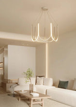 Load image into Gallery viewer, INSPIRA LIFESTYLES | Chymes Modern Chandelier - Trendy Chandelier, Sleek LED Chandelier, Nordic Home Chandelier, MODERN PENDANT LIGHT, Modern Pendant Chandelier, Modern LED Lighting, Modern LED Chandelier, Modern Home Chandelier, Modern Ceiling Pendant, Minimalist Pendant, Minimalist LED Pendant, MINIMALIST CHANDELIER, Living Room Chandelier,  Dining Room Chandelier, Designer Chandelier, Decorative Chandelier, Contemporary Pendant Light, Contemporary Chandelier, Bedroom Lighting, Dining Table Light 
