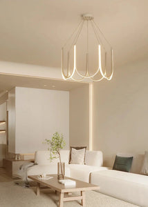 INSPIRA LIFESTYLES | Chymes Modern Chandelier - Trendy Chandelier, Sleek LED Chandelier, Nordic Home Chandelier, MODERN PENDANT LIGHT, Modern Pendant Chandelier, Modern LED Lighting, Modern LED Chandelier, Modern Home Chandelier, Modern Ceiling Pendant, Minimalist Pendant, Minimalist LED Pendant, MINIMALIST CHANDELIER, Living Room Chandelier,  Dining Room Chandelier, Designer Chandelier, Decorative Chandelier, Contemporary Pendant Light, Contemporary Chandelier, Bedroom Lighting, Dining Table Light 