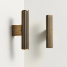 Load image into Gallery viewer, INSPIRA LIFESTYLES - Eos Antique Brass Knob &amp; Pull Handles, WARDROBE HARDWARE, SIMPLE DRAWER PULL, MODERN HARDWARE, METAL HARDWARE, KITCHEN PULLS, KITCHEN HARDWARE, KITCHEN CABINET HARDWARE, FURNITURE PULL, DRAWER PULLS, DOOR PULLS, DOOR HARDWARE, DECORATIVE PULL, CLOSET PULL, CLOSET HARDWARE, CABINET PULLS, CABINET PULL, CABINET HARDWARE, BRASS HARDWARE, BATHROOM PULLS, BATHROOM HARDWARE, ANTIQUE BRASS HARDWARE
