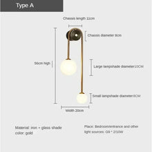 Load image into Gallery viewer, INSPIRA LIFESTYLES - Gentry Wall Sconce, WALL SCONCE, WALL LIGHT, WALL LAMP, Elegant Modern Glass Ball Wall Lamp, Contemporary Glass Ball Sconce, Modern Wall Lighting Fixture, Stylish Glass Ball Wall Light, Gold Finish Wall Lamp, LED Glass Ball Light, Luxury Wall Sconce, Modern Home Wall Lamp, Elegant Glass Ball Lighting, Chic Wall Light Fixture, Designer Wall Lamp, Sophisticated Glass Ball Lamp
