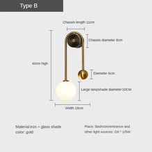 Load image into Gallery viewer, INSPIRA LIFESTYLES - Gentry Wall Sconce, WALL SCONCE, WALL LIGHT, WALL LAMP, Elegant Modern Glass Ball Wall Lamp, Contemporary Glass Ball Sconce, Modern Wall Lighting Fixture, Stylish Glass Ball Wall Light, Gold Finish Wall Lamp, LED Glass Ball Light, Luxury Wall Sconce, Modern Home Wall Lamp, Elegant Glass Ball Lighting, Chic Wall Light Fixture, Designer Wall Lamp, Sophisticated Glass Ball Lamp
