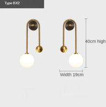 Load image into Gallery viewer, INSPIRA LIFESTYLES - Gentry Wall Sconce, WALL SCONCE, WALL LIGHT, WALL LAMP, Elegant Modern Glass Ball Wall Lamp, Contemporary Glass Ball Sconce, Modern Wall Lighting Fixture, Stylish Glass Ball Wall Light, Gold Finish Wall Lamp, LED Glass Ball Light, Luxury Wall Sconce, Modern Home Wall Lamp, Elegant Glass Ball Lighting, Chic Wall Light Fixture, Designer Wall Lamp, Sophisticated Glass Ball Lamp
