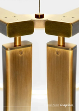 Load image into Gallery viewer, INSPIRA LIFESTYLES - Arc Modern Pendant, sculptural arc pendant light, architectural curved pendant lighting, minimalist pendant light, dining table pendant, kitchen island pendant, stair void lighting, hospitality lighting
