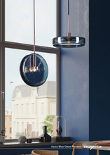 Load image into Gallery viewer, Azura Blue Glass Pendant
