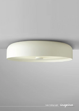 Load image into Gallery viewer, INSPIRA LIFESTYLES - Ivalo Ceiling Light, circular LED ceiling light, iron body ceiling fixture, frosted diffuser ceiling light, Scandinavian ceiling light, hallway ceiling lighting, bedroom ceiling light
