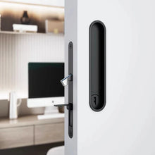 Load image into Gallery viewer, INSPIRA LIFESTYLES - Milo Pocket Door Handle, recessed pocket door handle, sliding door recessed pull, zinc alloy pocket door hardware, modern flush door handle, minimalist sliding door handle
