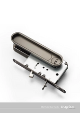 Load image into Gallery viewer, INSPIRA LIFESTYLES - Milo Pocket Door Handle, recessed pocket door handle, sliding door recessed pull, zinc alloy pocket door hardware, modern flush door handle, minimalist sliding door handle
