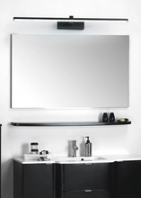 Load image into Gallery viewer, INSPIRA LIFESTYLES - Willis Vanity Light, LED vanity fixture, linear wall light, modern bathroom lighting, minimalist bedroom light, black vanity light, white LED wall lamp, wall-mounted lighting, over mirror light, desk lighting, bedhead light, contemporary wall light, soft glow LED light, ambient lighting fixture
