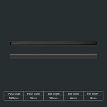 Load image into Gallery viewer, INSPIRA LIFESTYLES – Aven Recessed Pull Handles, Scandinavian flush cabinet hardware, modern recessed drawer pull, minimalist embedded cabinet handle, matte black brushed brass satin nickel finish
