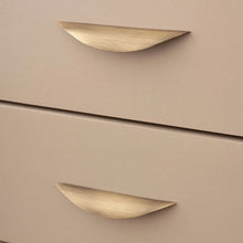 Load image into Gallery viewer, INSPIRA LIFESTYLES – Fin Antique Bronze Handles, curved cabinet pull, sculptural bronze hardware, organic modern cabinet handle, antique bronze drawer pull, designer cabinetry hardware
