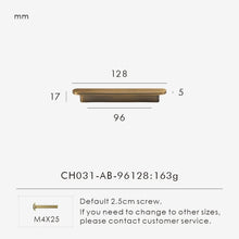 Load image into Gallery viewer, INSPIRA LIFESTYLES | Oren Solid Brass Knob &amp; Pull Handles – Brushed Nickel, Brushed Brass, Antique Bronze Cabinet Hardware by Inspira Lifestyles, Luxury Kitchen Handles, Wardrobe Pulls, Modern Interior Design, Decorative Furniture Hardware, Drawer Knobs, Cabinet Accessories
