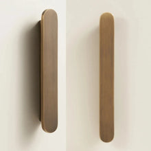 Load image into Gallery viewer, INSPIRA LIFESTYLES | Oren Solid Brass Knob &amp; Pull Handles – Brushed Nickel, Brushed Brass, Antique Bronze Cabinet Hardware by Inspira Lifestyles, Luxury Kitchen Handles, Wardrobe Pulls, Modern Interior Design, Decorative Furniture Hardware, Drawer Knobs, Cabinet Accessories
