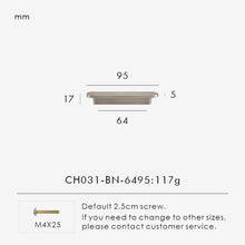 Load image into Gallery viewer, INSPIRA LIFESTYLES | Oren Solid Brass Knob &amp; Pull Handles – Brushed Nickel, Brushed Brass, Antique Bronze Cabinet Hardware by Inspira Lifestyles, Luxury Kitchen Handles, Wardrobe Pulls, Modern Interior Design, Decorative Furniture Hardware, Drawer Knobs, Cabinet Accessories
