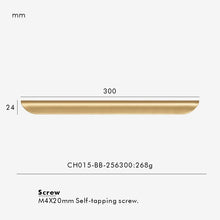 Load image into Gallery viewer, INSPIRA LIFESTYLES - RIVA PULL HANDLES, EDGE PULL HANDLES, SOLID BRASS CABINET HANDLE, MODERN ARC HANDLE, ERGONOMIC CABINET PULL, MINIMAL CABINET HARDWARE, BUILT IN EDGE PULL, KITCHEN DRAWER EDGE HANDLE, ANTIQUE BRONZE CABINET HANDLE, BRUSHED GOLD EDGE PULL, BLACK CABINET HARDWARE, WHITE CABINET HANDLE, ARCHITECTURAL CABINET HARDWARE, CONTEMPORARY MILLWORK HARDWARE, INSPIRA LIFESTYLES
