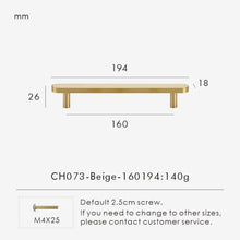 Load image into Gallery viewer, INSPIRA LIFESTYLES - Sarto Leather Handles, leather cabinet handles, genuine leather knobs, brushed brass pulls, black leather handle, orange leather knob, beige cabinet pull, khaki drawer handle, modern kitchen hardware, bespoke cabinet hardware, luxury leather handle.

