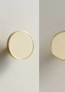 INSPIRA LIFESTYLES - Sarto Leather Handles, leather cabinet handles, genuine leather knobs, brushed brass pulls, black leather handle, orange leather knob, beige cabinet pull, khaki drawer handle, modern kitchen hardware, bespoke cabinet hardware, luxury leather handle.