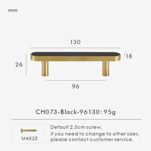 Load image into Gallery viewer, INSPIRA LIFESTYLES - Sarto Leather Handles, leather cabinet handles, genuine leather knobs, brushed brass pulls, black leather handle, orange leather knob, beige cabinet pull, khaki drawer handle, modern kitchen hardware, bespoke cabinet hardware, luxury leather handle.
