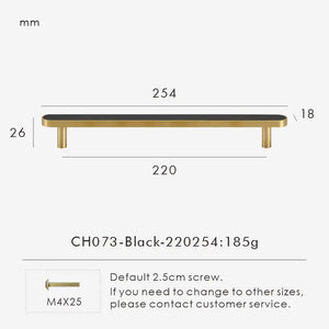 INSPIRA LIFESTYLES - Sarto Leather Handles, leather cabinet handles, genuine leather knobs, brushed brass pulls, black leather handle, orange leather knob, beige cabinet pull, khaki drawer handle, modern kitchen hardware, bespoke cabinet hardware, luxury leather handle.
