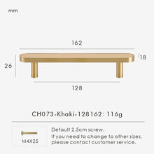 Load image into Gallery viewer, INSPIRA LIFESTYLES - Sarto Leather Handles, leather cabinet handles, genuine leather knobs, brushed brass pulls, black leather handle, orange leather knob, beige cabinet pull, khaki drawer handle, modern kitchen hardware, bespoke cabinet hardware, luxury leather handle.
