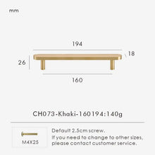 Load image into Gallery viewer, INSPIRA LIFESTYLES - Sarto Leather Handles, leather cabinet handles, genuine leather knobs, brushed brass pulls, black leather handle, orange leather knob, beige cabinet pull, khaki drawer handle, modern kitchen hardware, bespoke cabinet hardware, luxury leather handle.
