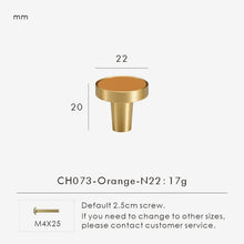 Load image into Gallery viewer, INSPIRA LIFESTYLES - Sarto Leather Handles, leather cabinet handles, genuine leather knobs, brushed brass pulls, black leather handle, orange leather knob, beige cabinet pull, khaki drawer handle, modern kitchen hardware, bespoke cabinet hardware, luxury leather handle.
