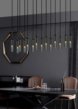 Load image into Gallery viewer, Kaisa Black Glass Pendant
