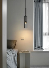 Load image into Gallery viewer, Kaisa Black Glass Pendant
