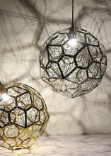 Load image into Gallery viewer, Metal Etch Web Pendant
