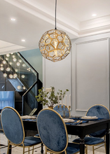 Load image into Gallery viewer, Metal Etch Web Pendant
