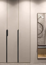 Load image into Gallery viewer, INSPIRA LIFESTYLES | Kanzu Recessed Pulls, Recessed Door Pulls, Embedded Door Pulls, Recessed Door Handles, Recessed Sliding Door Handles, sliding door hardware, sliding door pull, modern door pulls, flush door pulls, flush door handles, minimal door hardware, cabinet hardware, recessed cabinet hardware, flush furniture hardware, streamline door handles, sleek door handles, stylish designer hardware, modern home hardware, closet pulls, bathroom pulls, kitchen pulls, wardrobe hardware, long pull handles
