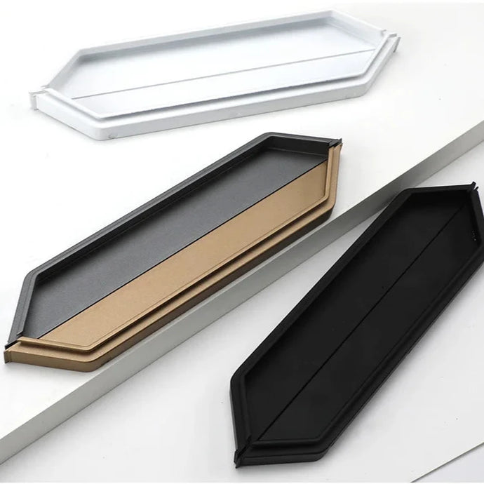 INSPIRA LIFESTYLES | Kanzu Recessed Pulls, Recessed Door Pulls, Embedded Door Pulls, Recessed Door Handles, Recessed Sliding Door Handles, sliding door hardware, sliding door pull, modern door pulls, flush door pulls, flush door handles, minimal door hardware, cabinet hardware, recessed cabinet hardware, flush furniture hardware, streamline door handles, sleek door handles, stylish designer hardware, modern home hardware, closet pulls, bathroom pulls, kitchen pulls, wardrobe hardware, long pull handles