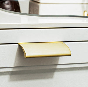 INSPIRA LIFESTYLES - Leif Pull Handles - BATHROOM HARDWARE, BRASS HARDWARE, CABINET HARDWARE, CABINET PULL, CLOSET HARDWARE, CLOSET PULL, CONCEALED HANDLE, DOOR PULLS, DRAWER PULL, DRAWER PULLS, EDGE PULL, FURNITURE HANDLES, FURNITURE PULL, HARDWARE, HIDDEN HANDLE, KITCHEN HARDWARE, MODERN HARDWARE, PULLS, SIMPLE DRAWER PULL, SIMPLE HARDWARE, WARDROBE HARDWARE