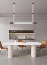 Load image into Gallery viewer, INSPIRA LIFESTYLES - Level Belted Tubular Chandelier, Trendy Modern Pendant, Sleek LED Chandelier, Nordic Chandelier, New Trend Chandelier, Modern Pendant Chandelier, MODERN LIGHTING FIXTURES, MODERN CHANDELIER, MINIMALIST CHANDELIER, Linear Chandelier, LEATHER STRAP LIGHT, LEATHER BELT PENDANT, GLASS LINEAR CHANDELIER, Dining Room Chandelier, Designer Pendant, Glass Tube Chandelier, Contemporary Light, Kitchen Island Light, Dining Table Light, Conference Room Light, Meeting Room Light, Office Light

