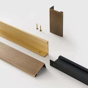 INSPIRA LIFESTYLES | Lino Long Pull Handles, WARDROBE PULLS, WARDROBE HARDWARE, MATTE BLACK HARDWARE, LONG PULL HANDLES, LONG DRAWER PULLS, LONG DOOR PULLS, KITCHEN PULLS, KITCHEN HARDWARE, KITCHEN CABINET HARDWARE, INTEGRATED DRAWER PULLS, FURNITURE PULL, EDGE PULL, DRAWER PULLS, DRAWER PULL, DOOR PULLS, DOOR PULL, DECORATIVE PULL, COPPER HARDWARE, CLOSET HARDWARE, CABINET PULLS, CABINET PULL, CABINET HARDWARE, BRONZE CABINET HARDWARE, BRASS HARDWARE, BATHROOM PULLS, BATHROOM CABINET HARDWARE