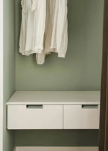 Load image into Gallery viewer, INSPIRA LIFESTYLES - Matiz Recessed Handles, colourful aluminum cabinet pulls, recessed drawer handles, orange red handle, moran green handle, deep blue handle, coffee brown handle, grey recessed pull, modern kitchen cabinet hardware
