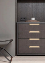 Load image into Gallery viewer, INSPIRA LIFESTYLES - Matiz Recessed Handles, colourful aluminum cabinet pulls, recessed drawer handles, orange red handle, moran green handle, deep blue handle, coffee brown handle, grey recessed pull, modern kitchen cabinet hardware
