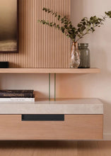 Load image into Gallery viewer, INSPIRA LIFESTYLES - Matiz Recessed Handles, colourful aluminum cabinet pulls, recessed drawer handles, orange red handle, moran green handle, deep blue handle, coffee brown handle, grey recessed pull, modern kitchen cabinet hardware
