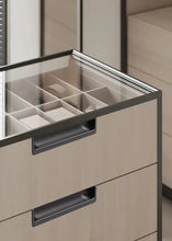 Load image into Gallery viewer, INSPIRA LIFESTYLES - Matiz Recessed Handles, colourful aluminum cabinet pulls, recessed drawer handles, orange red handle, moran green handle, deep blue handle, coffee brown handle, grey recessed pull, modern kitchen cabinet hardware
