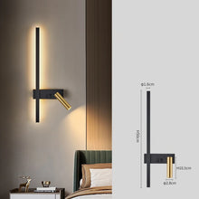 Load image into Gallery viewer, INSPIRA LIFESTYLES - Modern LED Wall Lamp modern creative led, simple living room sofa, background wall decorative lamp, reading lamp, bedroom bedside lamp, modern led living room lamp, creative led wall lamp, simple led wall lamp, living room decorative lighting, sofa background wall lamp, reading wall lamp, bedroom led bedside lamp
