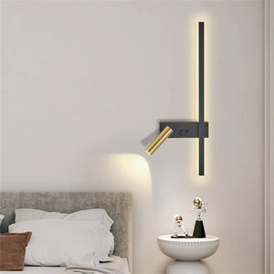 INSPIRA LIFESTYLES - Modern LED Wall Lamp modern creative led, simple living room sofa, background wall decorative lamp, reading lamp, bedroom bedside lamp, modern led living room lamp, creative led wall lamp, simple led wall lamp, living room decorative lighting, sofa background wall lamp, reading wall lamp, bedroom led bedside lamp