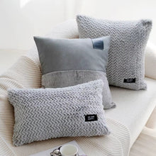 Load image into Gallery viewer, INSPIRA LIFESTYLES | Polar Woven Pillows, WOVEN PILLOW, THROW PILLOW, SOFA PILLOW, PILLOW, LUXURY PILLOW, EMBROIDERED PILLOW, DECORATIVE PILLOW, COTTON PILLOW, MODERN PILLOW, BLUE SILVER PILLOW, CHAIR PILLOW, BED PILLOW, ACCENT PILLOW
