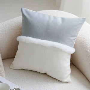 INSPIRA LIFESTYLES | Polar Woven Pillows, WOVEN PILLOW, THROW PILLOW, SOFA PILLOW, PILLOW, LUXURY PILLOW, EMBROIDERED PILLOW, DECORATIVE PILLOW, COTTON PILLOW, MODERN PILLOW, BLUE SILVER PILLOW, CHAIR PILLOW, BED PILLOW, ACCENT PILLOW