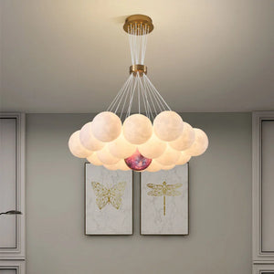 INSPIRA LIFESTYLES - Lighting Pendant Chandelier Ball, Modern Pendant Chandelier, Elegant Ball Light Fixture, Contemporary Pendant Light, Stylish Chandelier Ball, Spherical Pendant Lighting, Sophisticated Chandelier Design, Luxury Pendant Light, Dining Room Chandelier, Living Room Pendant Lamp, Artistic Ball Chandelier, Ambient Lighting Fixture, Designer Pendant Chandelier, Elegant Home Illumination, Modern Sphere Light