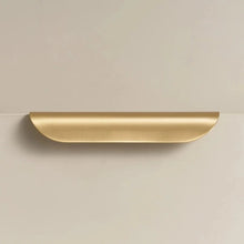 Load image into Gallery viewer, INSPIRA LIFESTYLES - RIVA PULL HANDLES, EDGE PULL HANDLES, SOLID BRASS CABINET HANDLE, MODERN ARC HANDLE, ERGONOMIC CABINET PULL, MINIMAL CABINET HARDWARE, BUILT IN EDGE PULL, KITCHEN DRAWER EDGE HANDLE, ANTIQUE BRONZE CABINET HANDLE, BRUSHED GOLD EDGE PULL, BLACK CABINET HARDWARE, WHITE CABINET HANDLE, ARCHITECTURAL CABINET HARDWARE, CONTEMPORARY MILLWORK HARDWARE, INSPIRA LIFESTYLES
